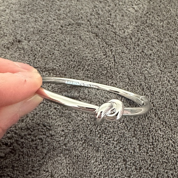 Kate Spade Elegant Silver Knot Bracelet - Picture 3 of 4